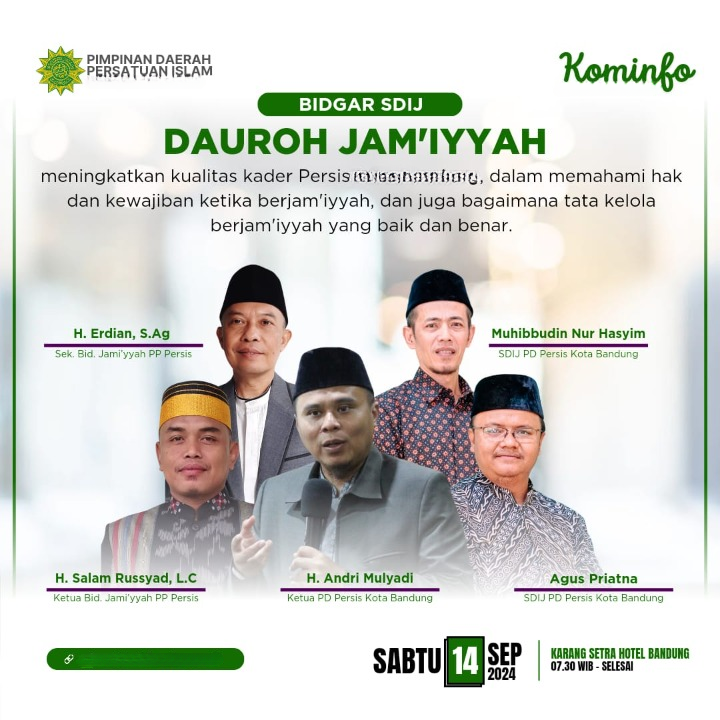 Dauroh Jamiyyah SDIJ PD PERSIS Kabupaten Lombok Barat